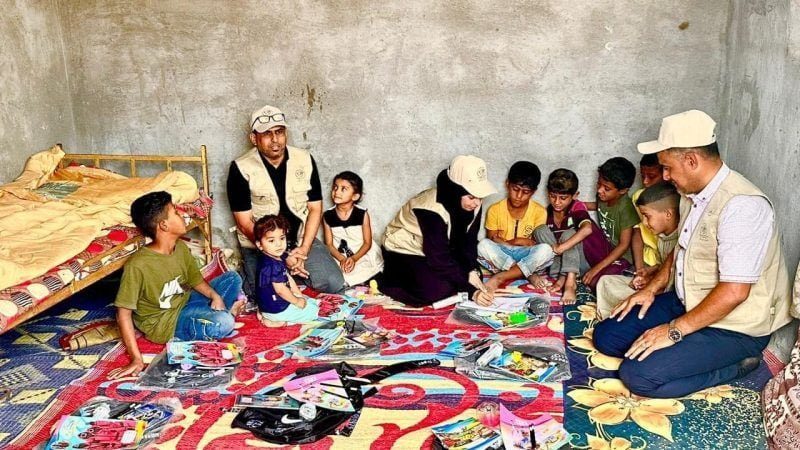 الزيارة الميدانية الى الاسر النازحة المتضررة من ازمة التصحر والجفاف