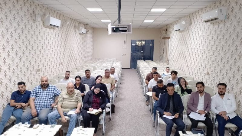 نقابة الصحفيين العراقيين فرع البصرة تحتضن ورشة محاكاة الاختبارات الصحفية