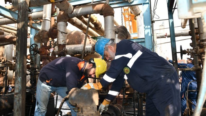 لضمان إستمرار العملية الإنتاجية مصفى النجف يُباشر بأعمال الصيانة السنوية لـوحـدة التكريـر الأولى.