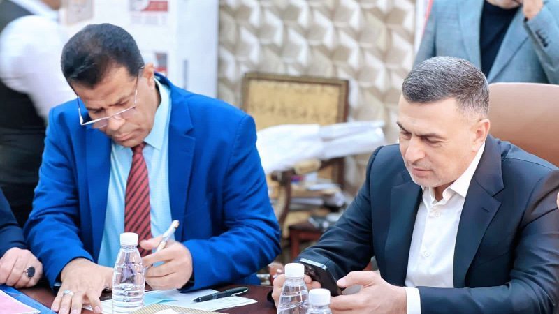 #محافظ البصرة يجري قرعة توزيع قطع الاراضي لذوي الشهداء بحضور #معاون المحافظ ومدير بلدية البصرة من موقع أدنى