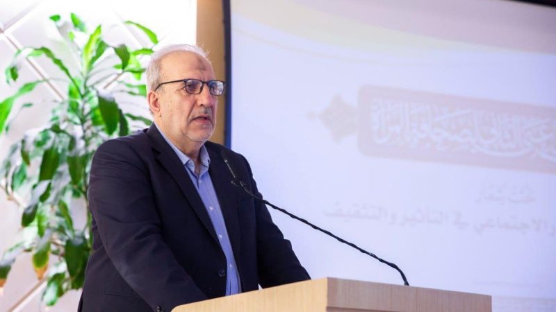 الامين العام للعتبة الحسينية: نستلهم من رسالة السماء ومن قيم ومبادى وتراث اهل البيت (ع) للنهوض بالجانب الاعلامي وبالخصوص ما يتعلق بالمرأة