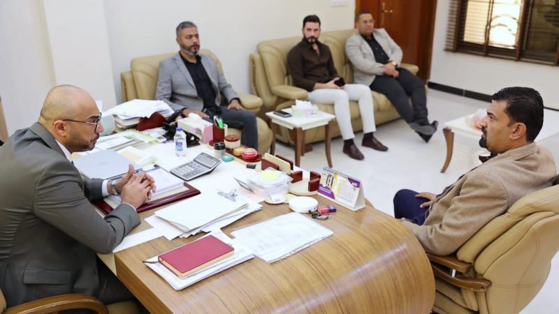 المدير العام لنقل الطاقه يستقبل وفد الشركة العامة للنقل البري.