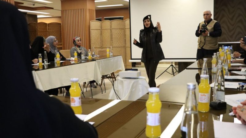 انطلاق برنامج الدعم لمشاركة النساء في منتديات الشرطة المجتمعية وحوار الامن والسلامة في محافظة النجف الاشرف