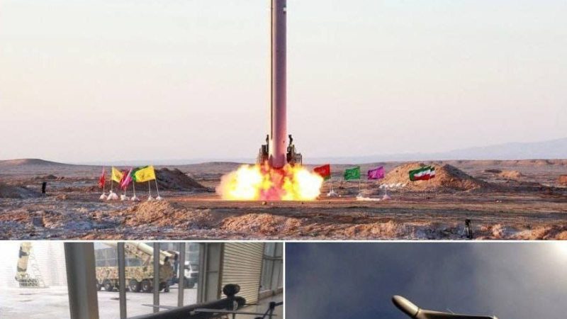 🔴 مواقع خبرية إيرانية تنشر صوراً للأسلحة التي استخدمت الليلة الماضية