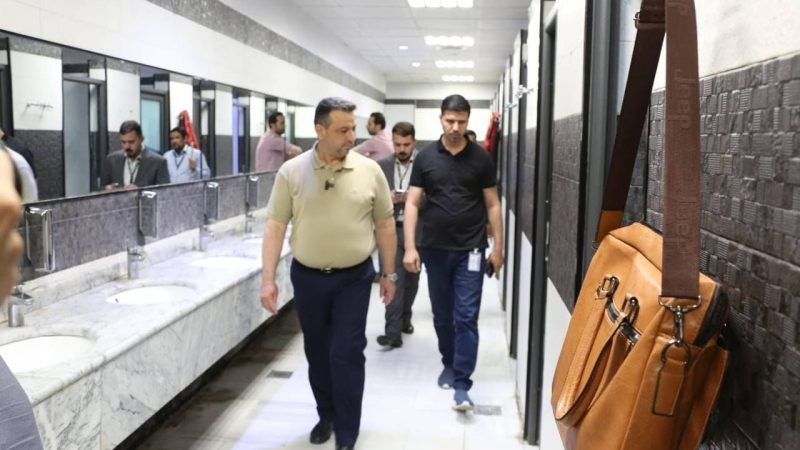 مدير عام إدارة المطارات والملاحة الجوية يباشر مهام عمله مديراً لمطار النجف الاشرف الدولي.