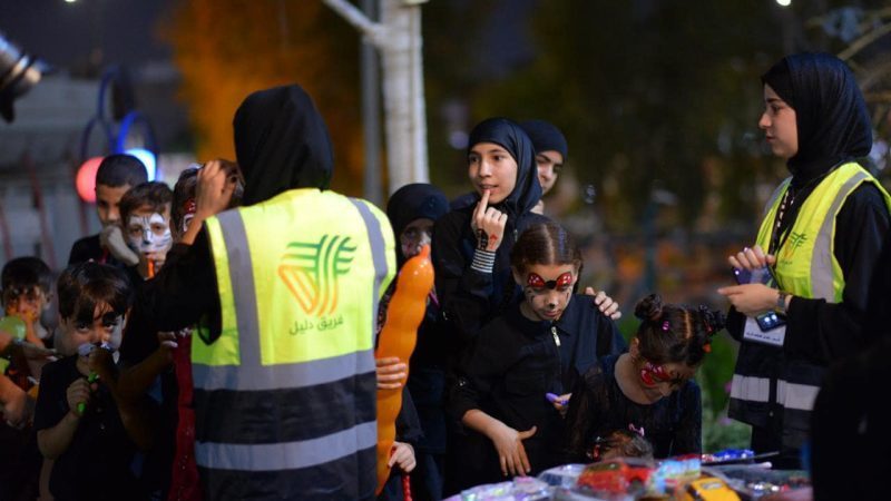 فريق دليل التطوعي يقيم مبادرة “فرحة يتيم ” لعدد من الايتام محافظة النجف الاشرف