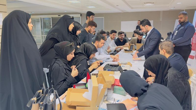 انطلاق معرض المنتجات اليدوية في غرفة تجارة محافظة النجف الاشرف