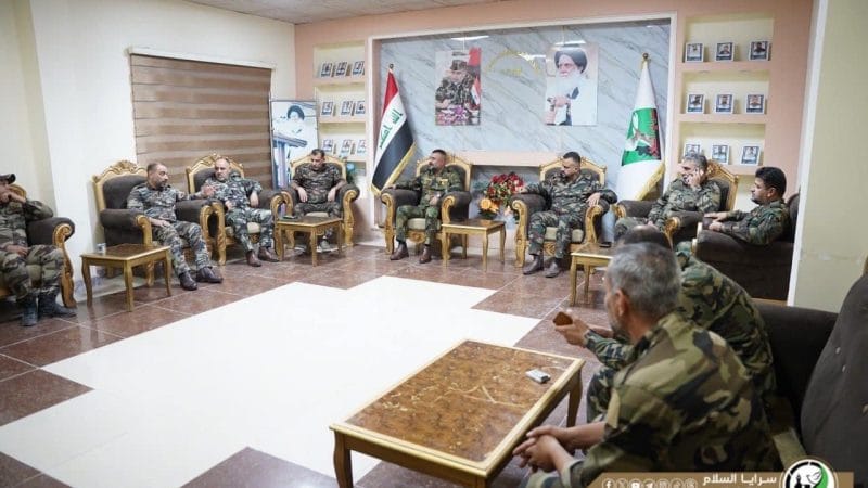 اجتماع عسكري في سامراء لمناقشة الوضع الامني