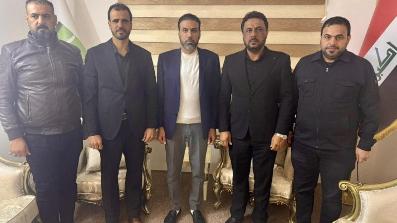 الحاج تحسين  الحميداوي يلتقي مع  ألوية الفرقة الثانية في بغداد الكرخ