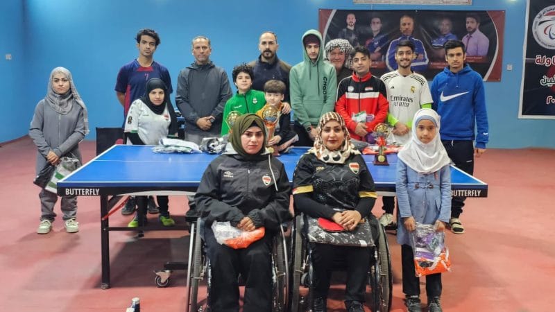 بطولة وزارة الشباب والرياضة بتنس الطاولة لذوي الإعاقة