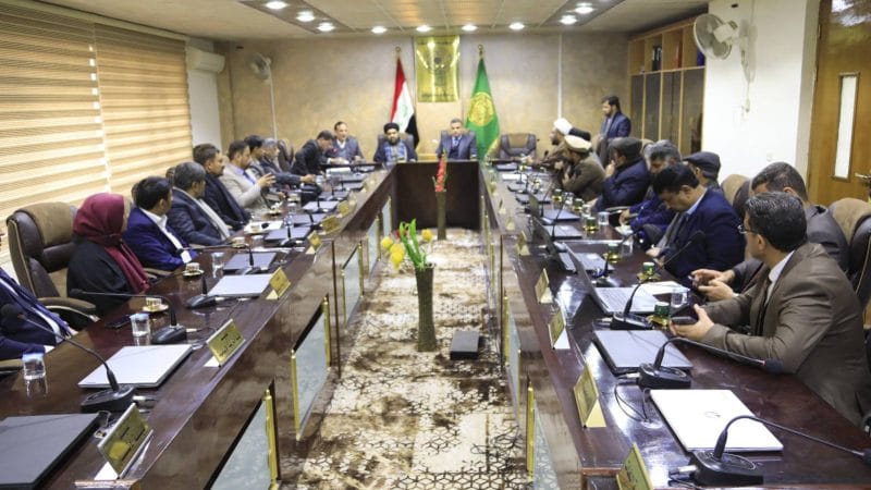 جامعة الكوفة تستقبل وفدًا من الجامعات الباكستانية لبحث سبل التعاون العلمي