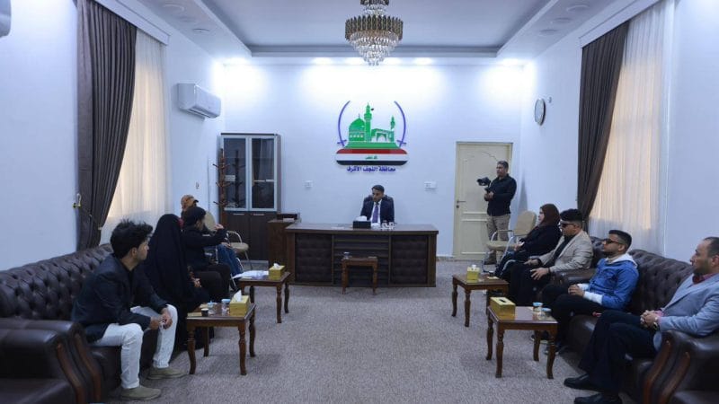 محافظ النجف الاشرف يلتقي ذوي الهمم ويوجّه بحلول عملية لدعمهم