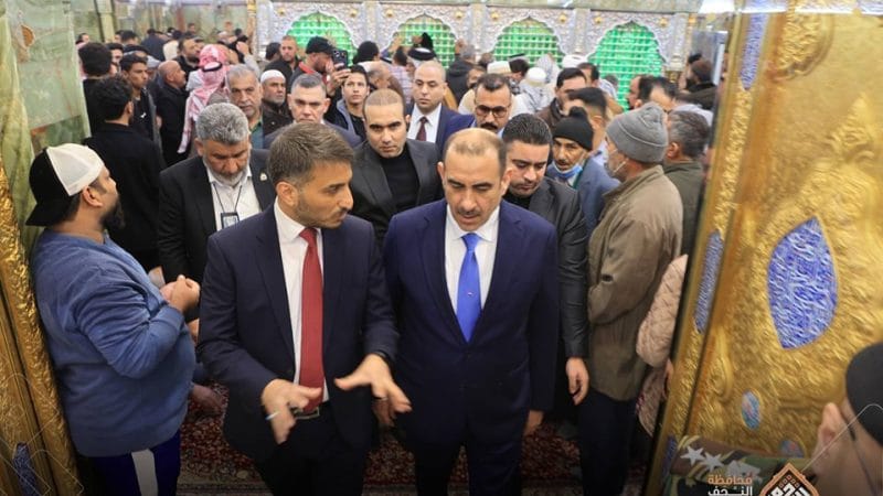 محافظ النجف الأشرف يستقبل وزير الصناعة والمعادن ويبحث آفاق النهوض بالقطاع الصناعي