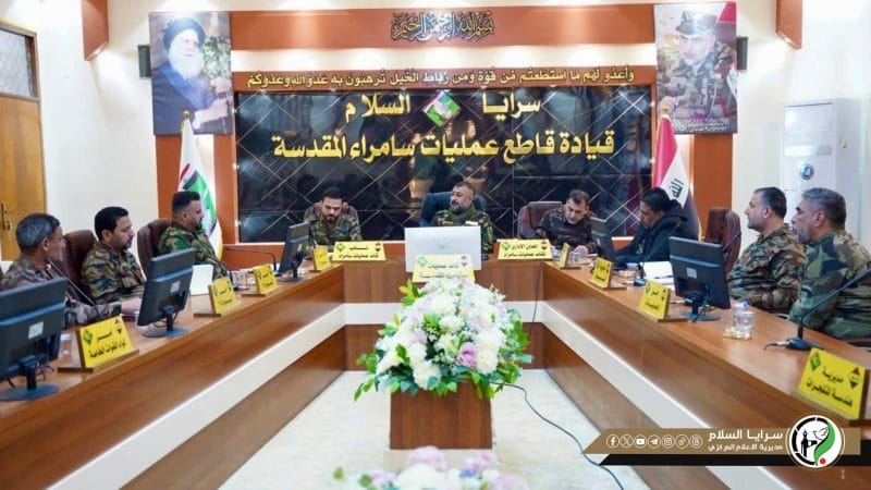 عزيمة لا تتزعزع: قائد عمليات سامراء المقدسة يعزز الجهود لتحقيق الأمن والاستقرار