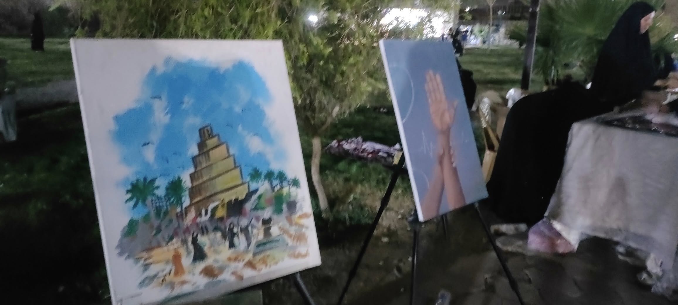 معرض طيور السلام يضيء ليالي الفرات بالإبداع الشبابي
