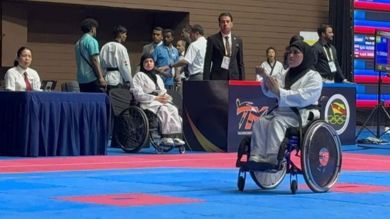 نجمة الباراتايكواندو العراقية تلامس العالمية