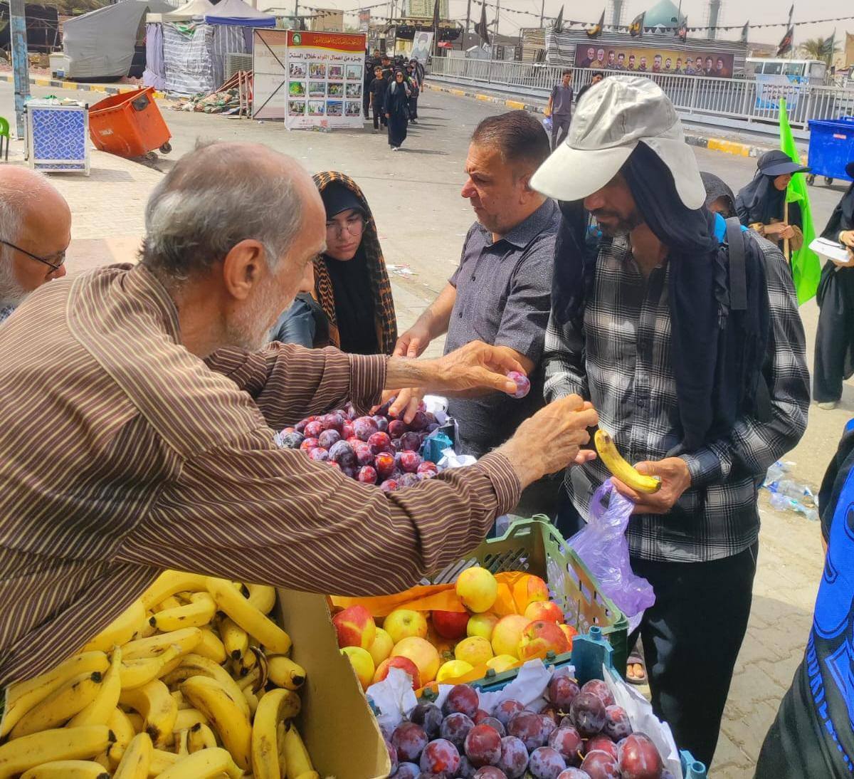 المواكب الحسينية تقديم خدمات على مدار الساعة
