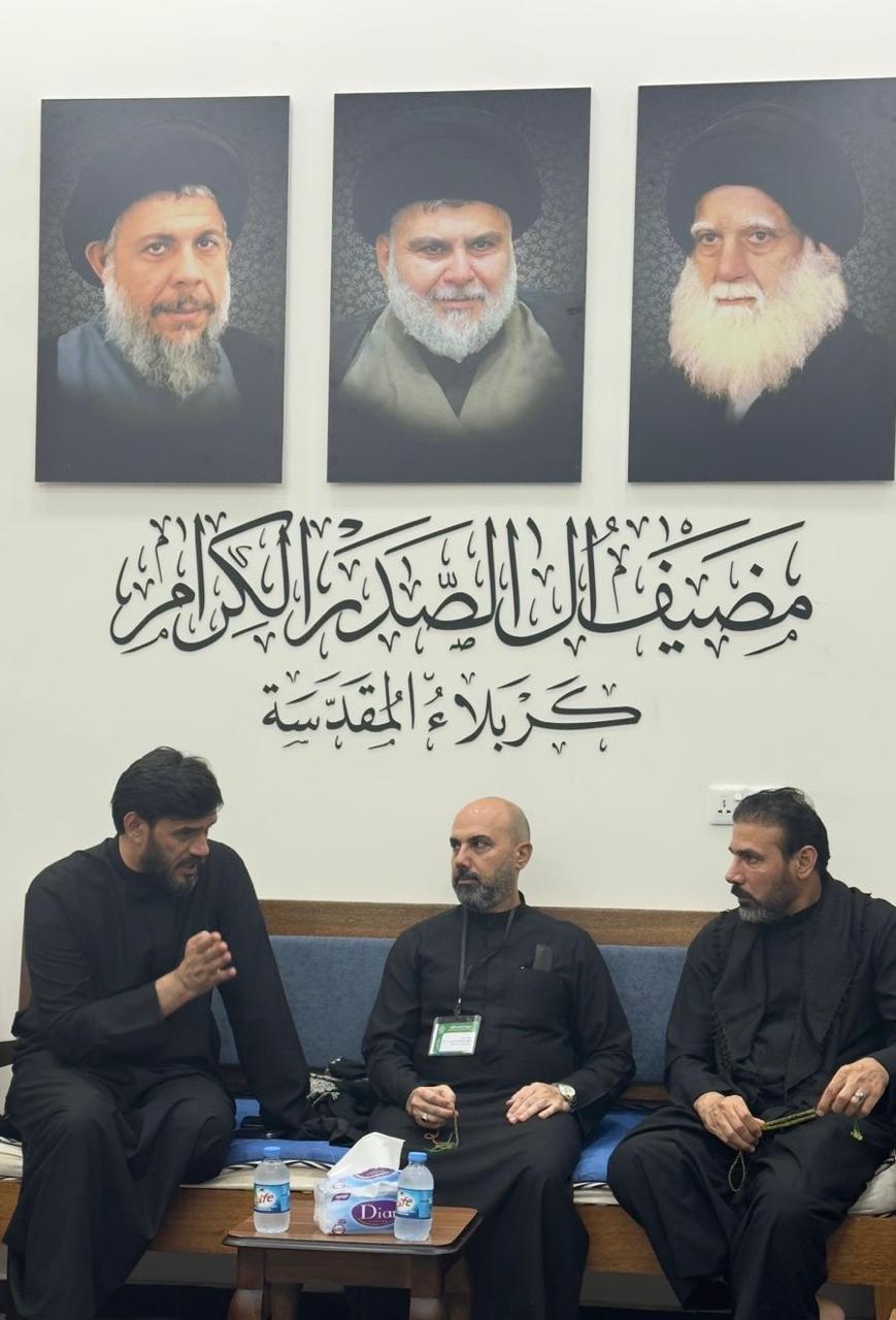 من الحنانة إلى كربلاء المقدسة مضيف آل الصدر يقدم الخدمات للملايين الزائرين