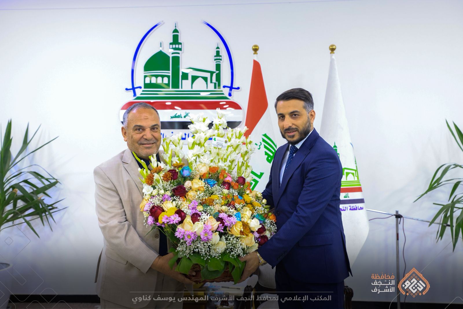 محافظ النجف الأشرف يستقبل وفد نقابة الصحفيين – فرع النجف الأشرف