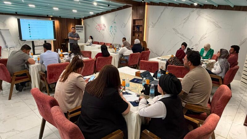 صحفيون عراقيون يشاركون في ورشة تدريبية حول العنف الرقمي