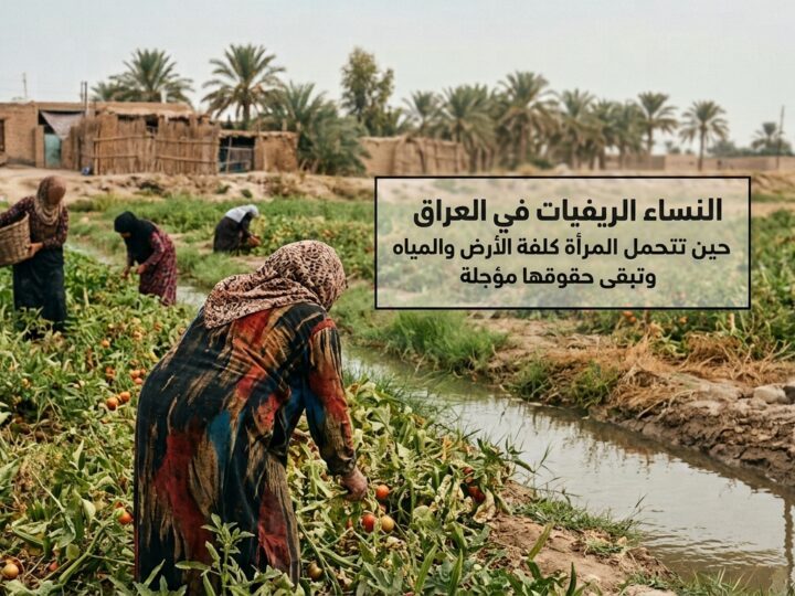 النساء الريفيات في العراق حين تتحمل المرأة كلفة الأرض والمياه وتبقى حقوقها مؤجلة