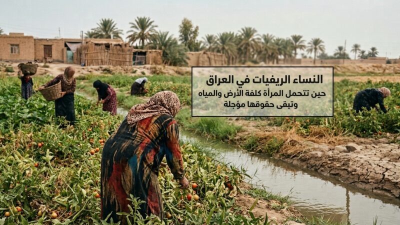 النساء الريفيات في العراق حين تتحمل المرأة كلفة الأرض والمياه وتبقى حقوقها مؤجلة