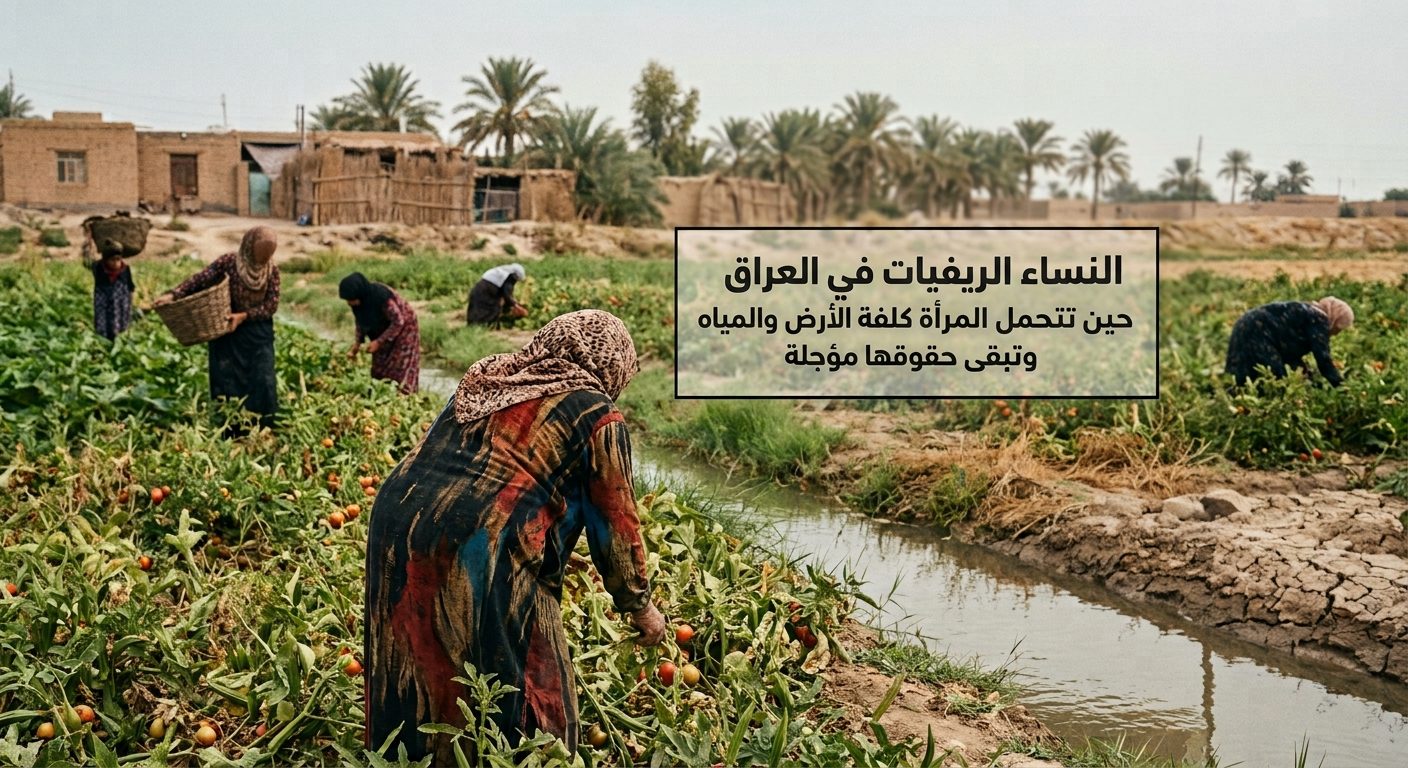 النساء الريفيات في العراق حين تتحمل المرأة كلفة الأرض والمياه وتبقى حقوقها مؤجلة