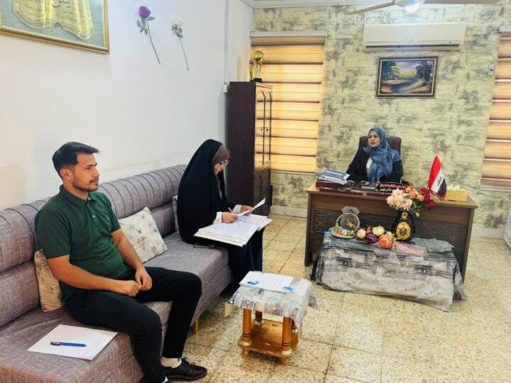 فريق شعبة خدمات العمل والشؤون الاجتماعية يزور معهد الأمل للصم والبكم لتقييم الخدمات ومناقشة معوقات العمل