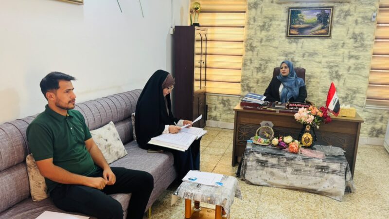 فريق شعبة خدمات العمل والشؤون الاجتماعية يزور معهد الأمل للصم والبكم لتقييم الخدمات ومناقشة معوقات العمل